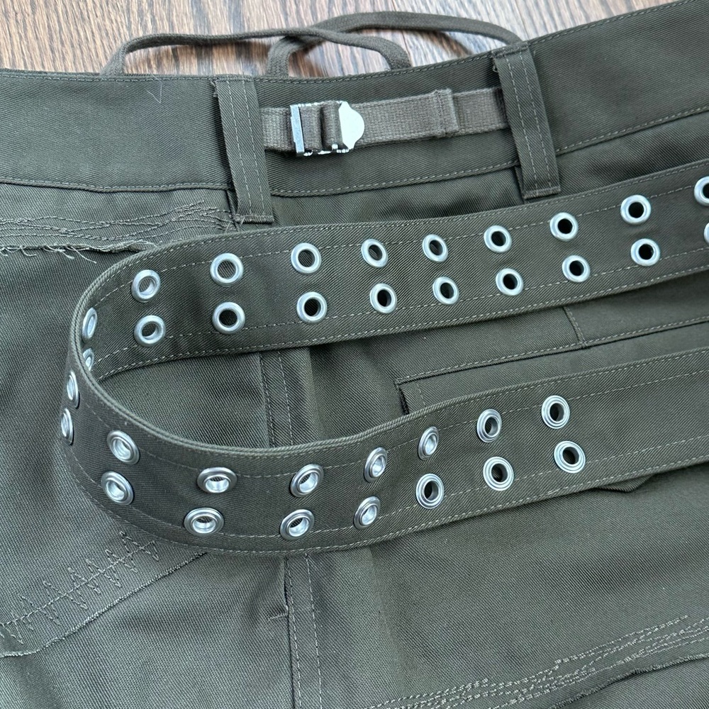 Olive Green Women's Skirt - Picture 11 of 15